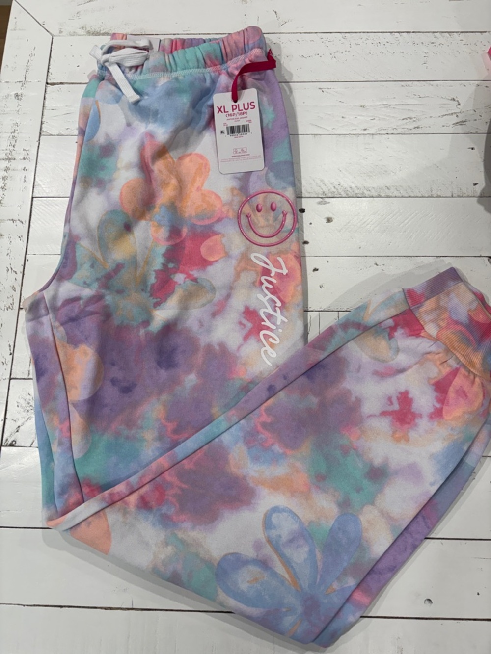 Justice Pastel Tie-Dye Joggers